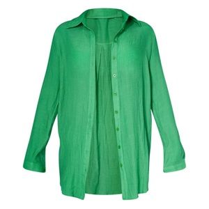 PRETTY LITTLE THING - OVERSIZED BEACH SHIRT